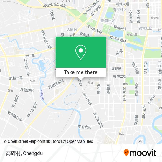 高碑村 map