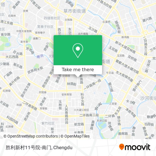 胜利新村11号院-南门 map