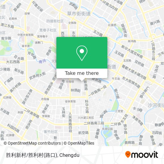 胜利新村/胜利村(路口) map