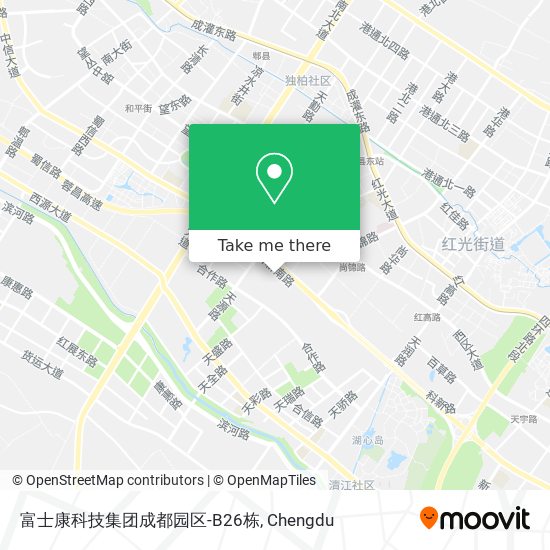 富士康科技集团成都园区-B26栋 map