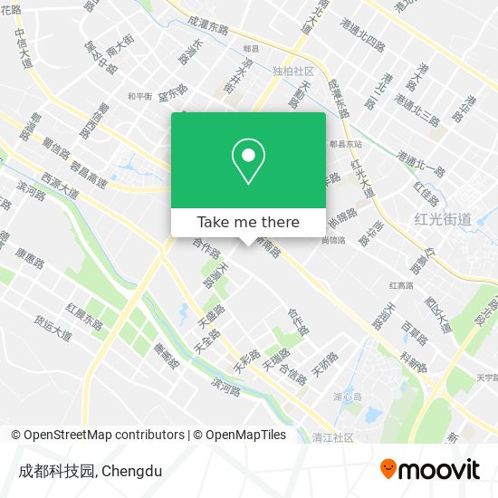 成都科技园 map