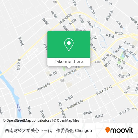西南财经大学关心下一代工作委员会 map