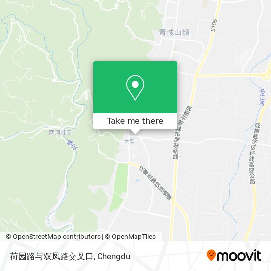 荷园路与双凤路交叉口 map