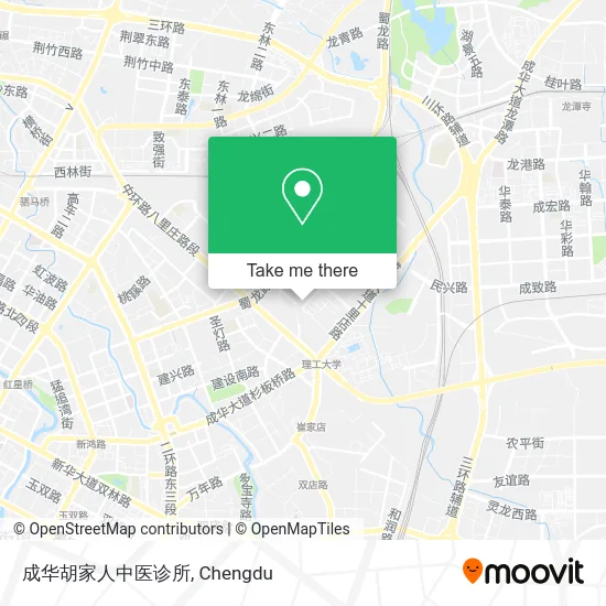 成华胡家人中医诊所 map