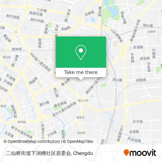 二仙桥街道下涧槽社区居委会 map