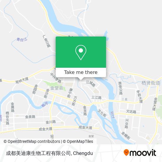 成都美迪康生物工程有限公司 map