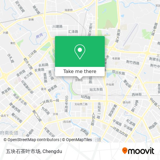 五块石茶叶市场 map
