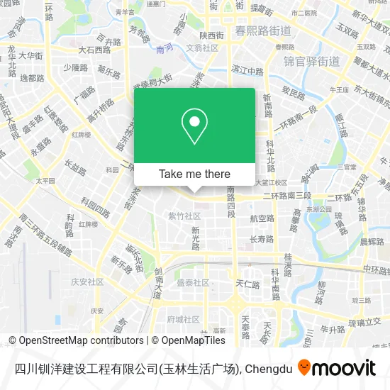 四川钏洋建设工程有限公司(玉林生活广场) map