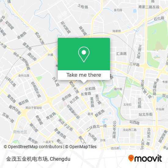 金茂五金机电市场 map