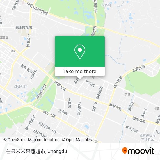 芒果米米果蔬超市 map