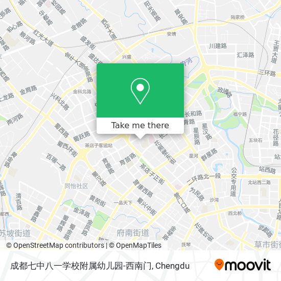 成都七中八一学校附属幼儿园-西南门 map
