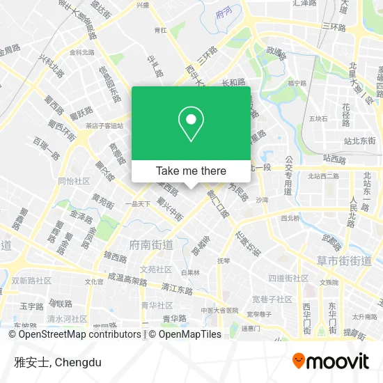 雅安士 map