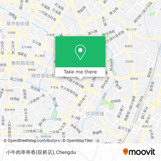 小牛肉串串香(双桥店) map