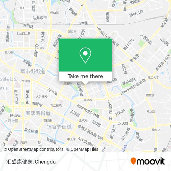 汇盛康健身 map