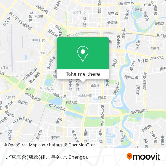北京君合(成都)律师事务所 map
