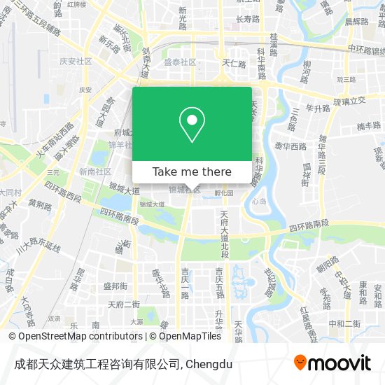 成都天众建筑工程咨询有限公司 map