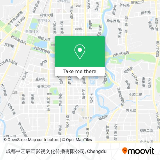 成都中艺辰画影视文化传播有限公司 map