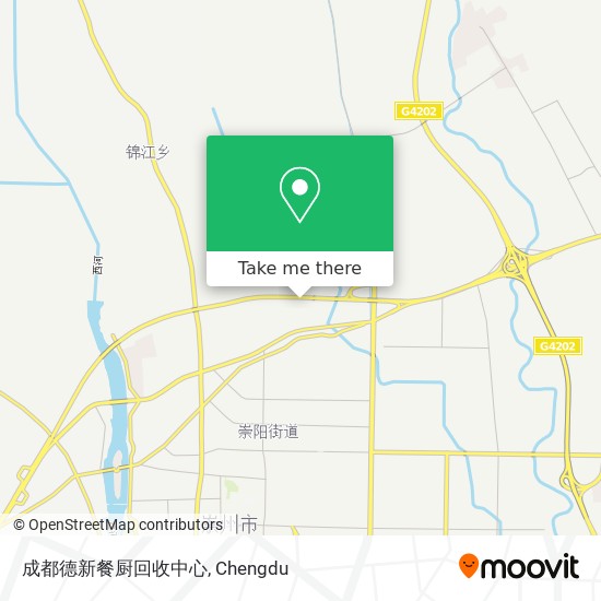 成都德新餐厨回收中心 map