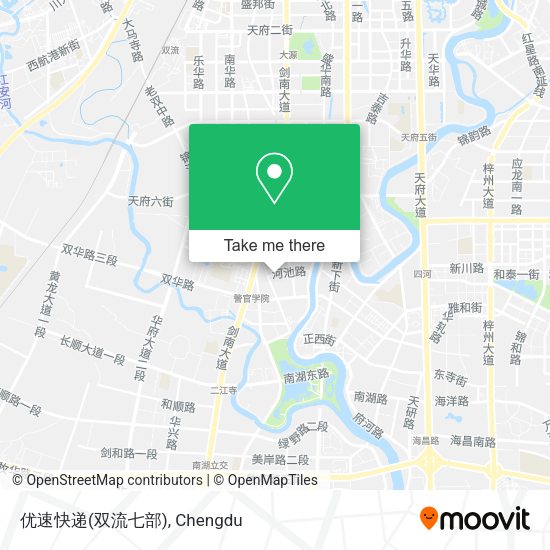优速快递(双流七部) map