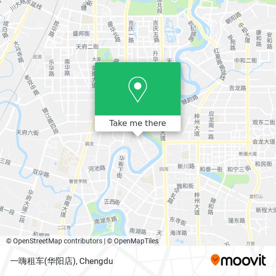 一嗨租车(华阳店) map
