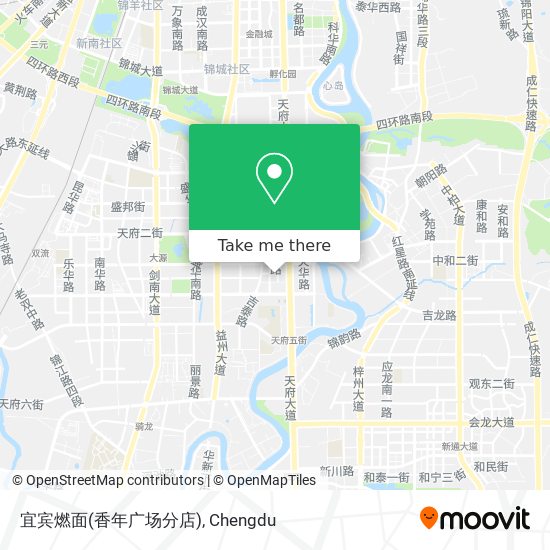 宜宾燃面(香年广场分店) map