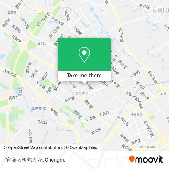 宜宾大板烤五花 map