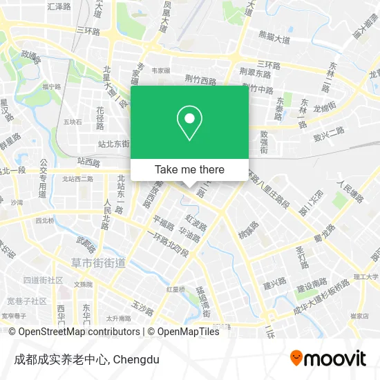成都成实养老中心 map
