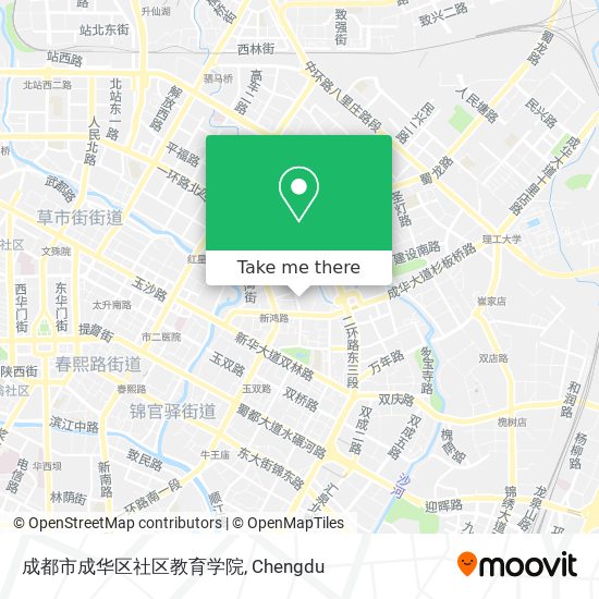 成都市成华区社区教育学院 map