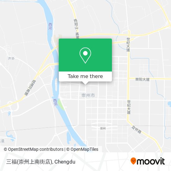 三福(崇州上南街店) map