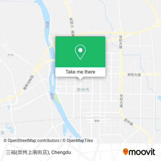 三福(崇州上南街店) map