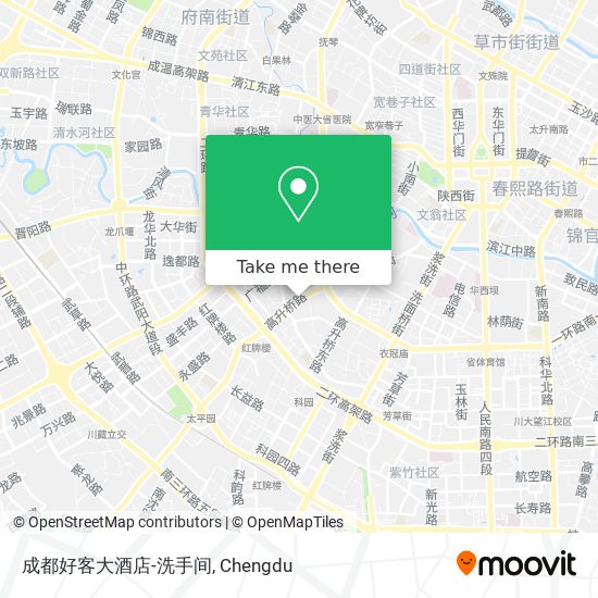 成都好客大酒店-洗手间 map