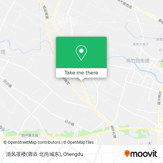 清风茶楼(蓉垚·北尚城东) map