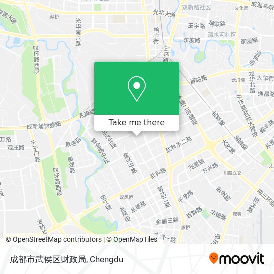 成都市武侯区财政局 map
