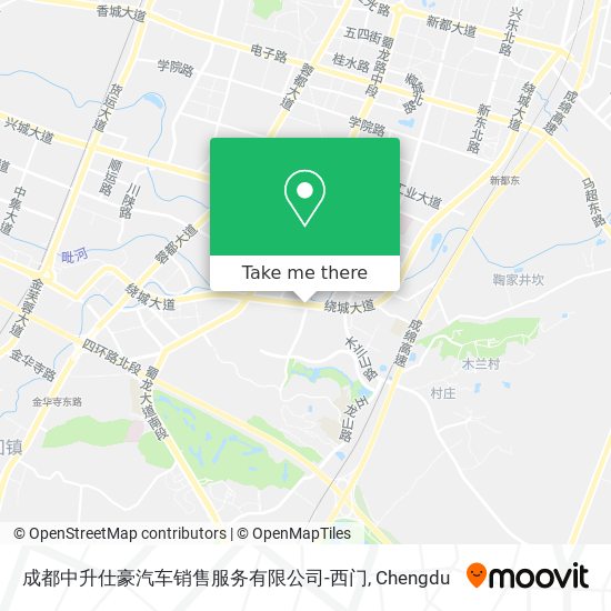 成都中升仕豪汽车销售服务有限公司-西门 map