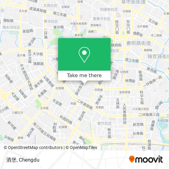 酒堡 map