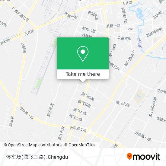 停车场(腾飞三路) map