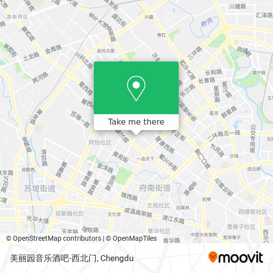 美丽园音乐酒吧-西北门 map