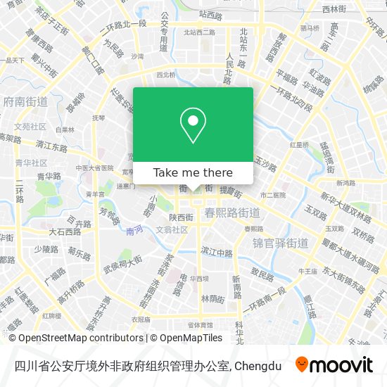 四川省公安厅境外非政府组织管理办公室 map