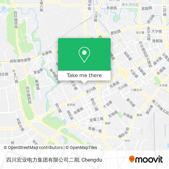 四川宏业电力集团有限公司二期 map