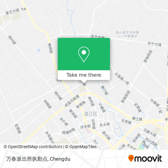 万春派出所执勤点 map