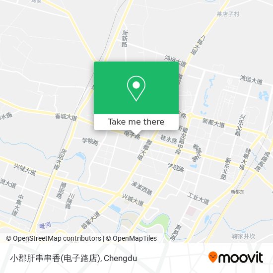 小郡肝串串香(电子路店) map