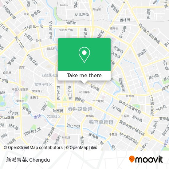 新派冒菜 map