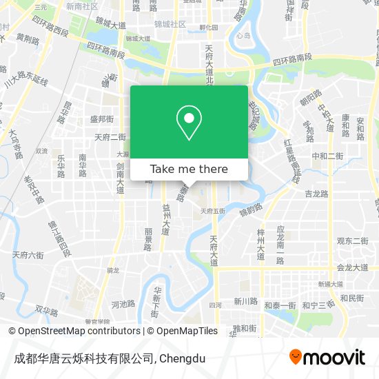 成都华唐云烁科技有限公司 map