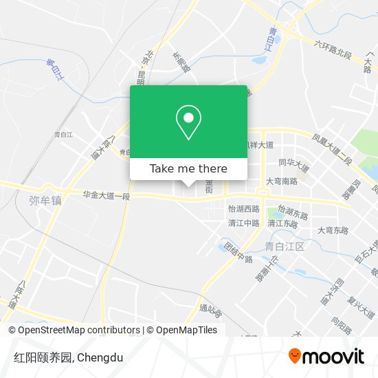红阳颐养园 map