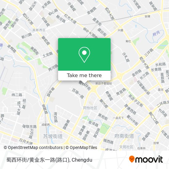 蜀西环街/黄金东一路(路口) map