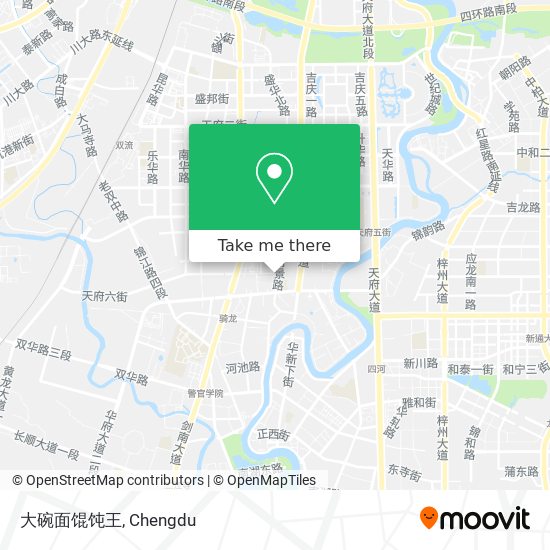 大碗面馄饨王 map