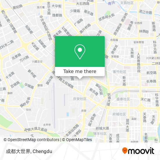 成都大世界 map