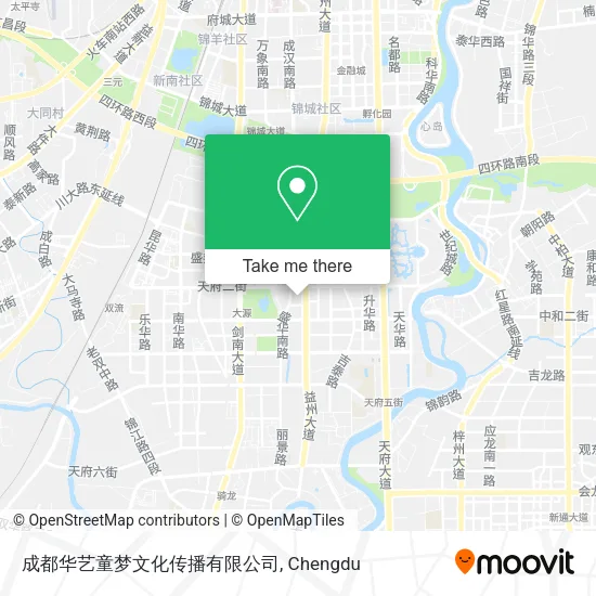成都华艺童梦文化传播有限公司 map
