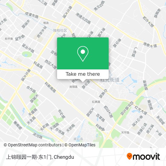上锦颐园一期-东1门 map