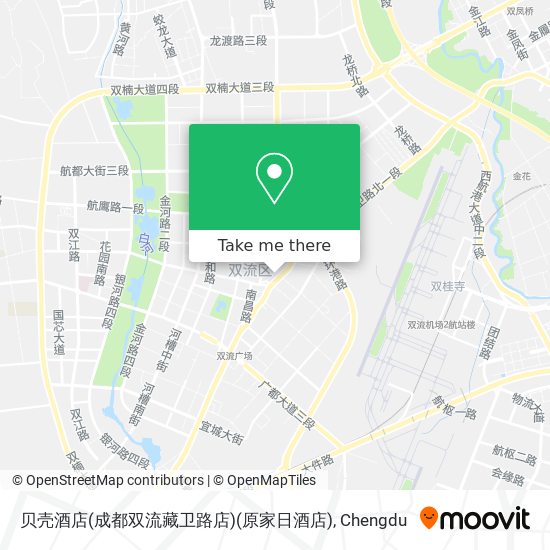 贝壳酒店(成都双流藏卫路店)(原家日酒店) map